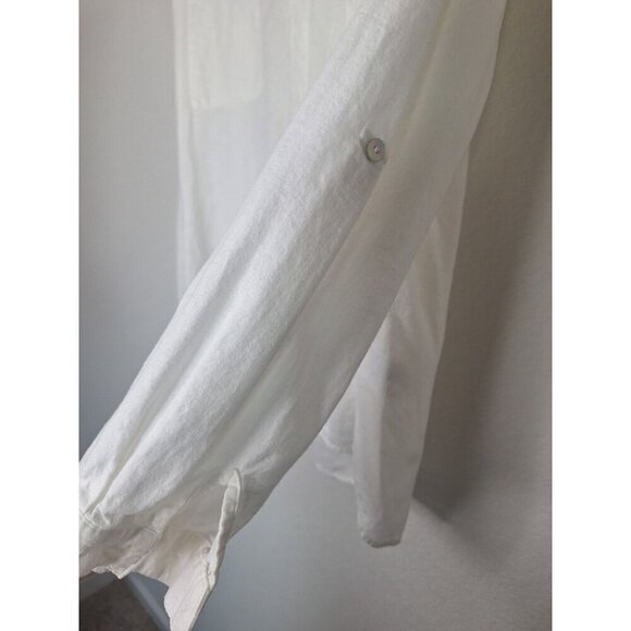 💙 Nine West Blouse - Linen Blend - Picture 6 of 8